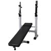 Workout Bench with Weight Rack Barbell and Dumbbell Set – 90 kg