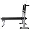 Workout Bench with Weight Rack Barbell and Dumbbell Set – 90 kg