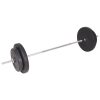 Workout Bench with Weight Rack Barbell and Dumbbell Set – 90 kg