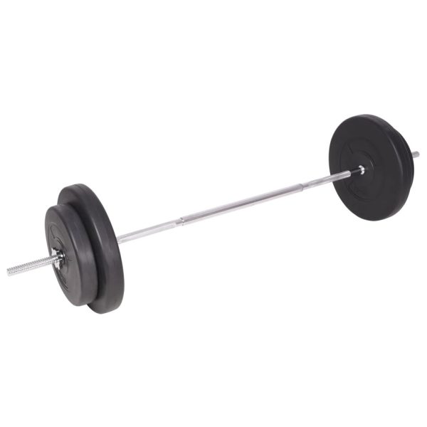 Workout Bench with Weight Rack Barbell and Dumbbell Set – 90 kg