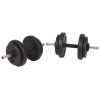 Workout Bench with Weight Rack Barbell and Dumbbell Set – 90 kg