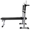 Workout Bench with Weight Rack Barbell and Dumbbell Set – 120 kg