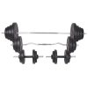 Workout Bench with Weight Rack Barbell and Dumbbell Set – 120 kg
