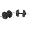 Workout Bench with Weight Rack Barbell and Dumbbell Set – 120 kg