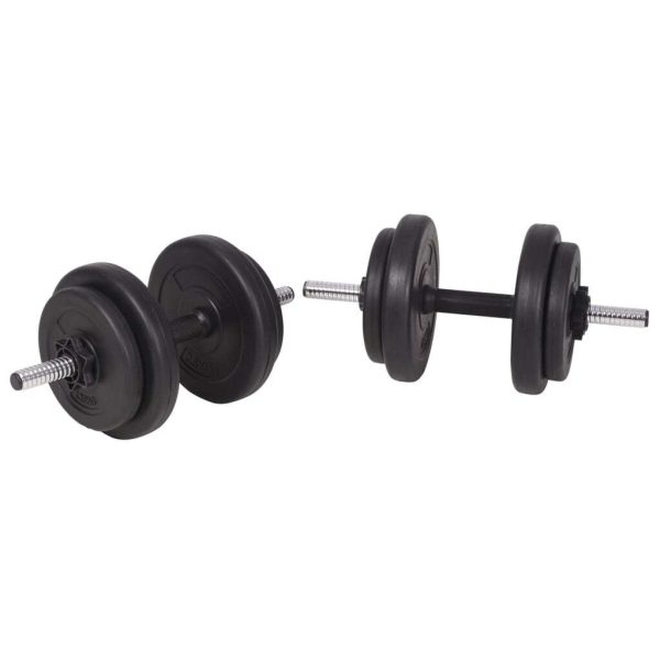 Workout Bench with Weight Rack Barbell and Dumbbell Set – 120 kg
