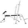 Workout Bench with Weight Rack Barbell and Dumbbell Set – 120 kg