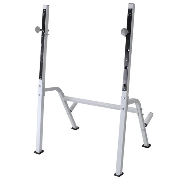 Workout Bench with Weight Rack Barbell and Dumbbell Set – 120 kg