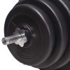 Weight Bench with Weight Rack&Barbell and Dumbbell Set – 120 kg