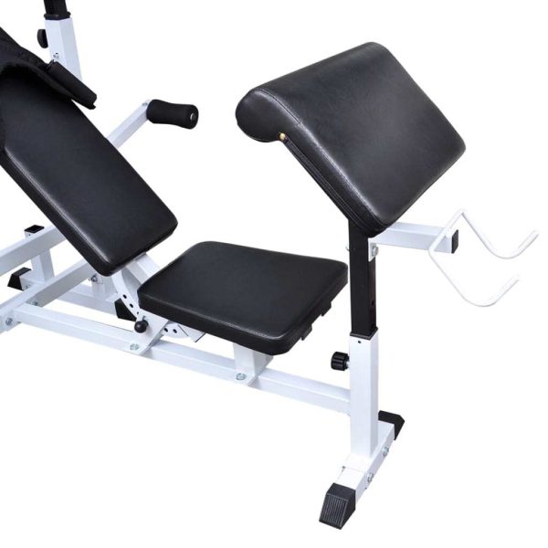 Weight Bench with Weight Rack&Barbell and Dumbbell Set – 120 kg