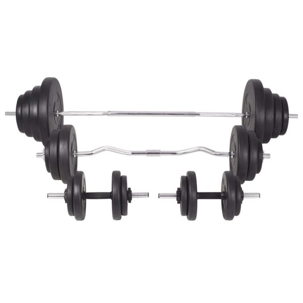 Weight Bench with Weight Rack&Barbell and Dumbbell Set – 120 kg
