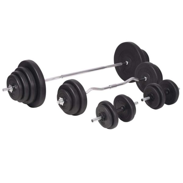 Weight Bench with Weight Rack&Barbell and Dumbbell Set – 120 kg