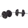 Weight Bench with Weight Rack&Barbell and Dumbbell Set – 120 kg