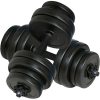 ergonomic dumbbell set – 2×15 kg