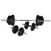 Barbell + Dumbbell Set – Straight bar, 60.5 kg