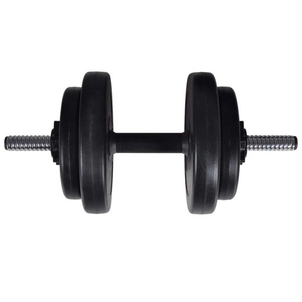 Barbell + Dumbbell Set – Straight bar, 60.5 kg