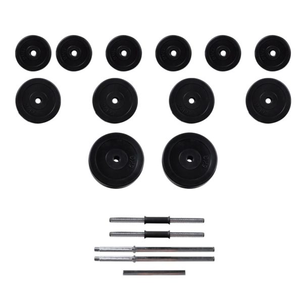 Barbell + Dumbbell Set – 2×5 kg + 6×1.25 kg + 4×2.5 kg