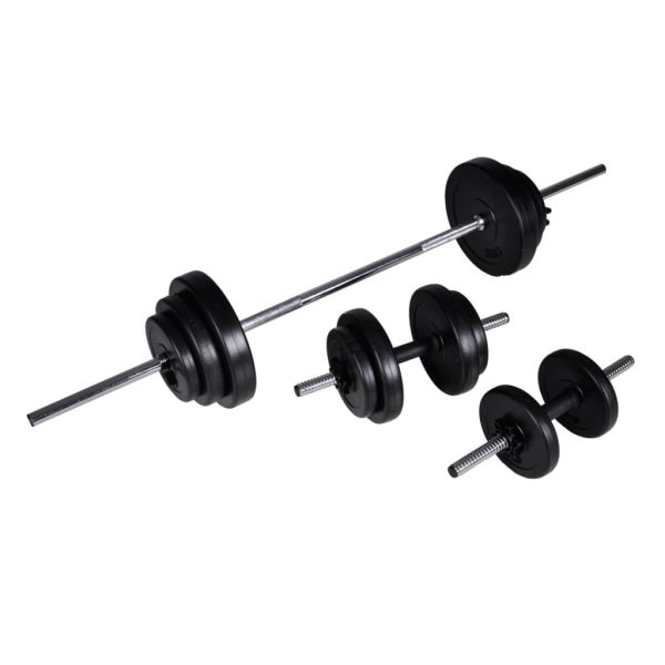 Barbell + Dumbbell Set – 2×5 kg + 6×1.25 kg + 4×2.5 kg