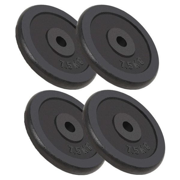 Weight Plates Cast Iron – 4×7.5 kg