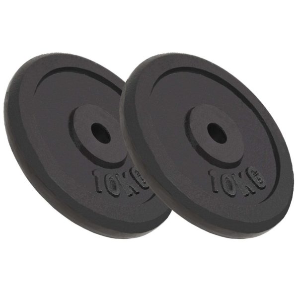 Weight Plates Cast Iron – 2×10 kg