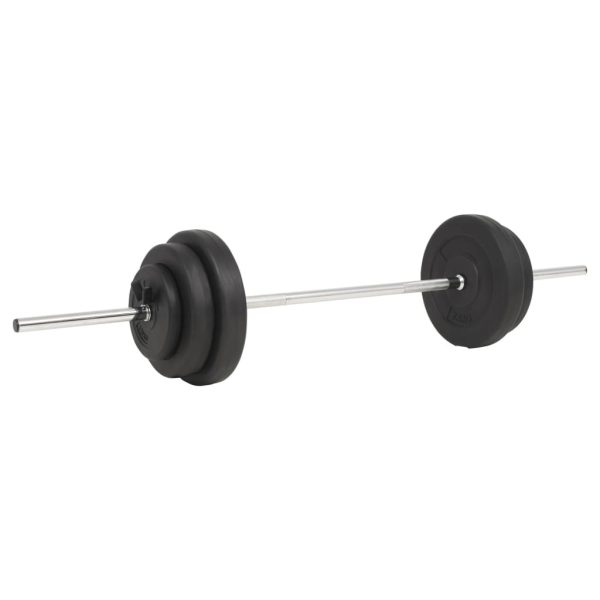 Barbell + Dumbbell Set – 2×7.5 kg + 2×5 kg + 2×1.25 kg