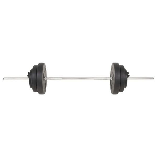 Barbell + Dumbbell Set – 2×7.5 kg + 2×5 kg + 2×1.25 kg