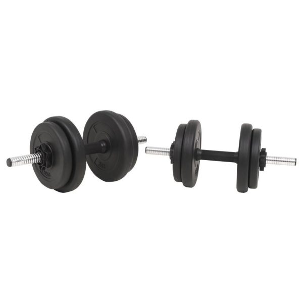 Barbell + Dumbbell Set – Curl bar, 30 KG