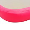 Inflatable Gymnastics Mat with Pump PVC – 300x100x10 cm, Pink