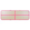 Inflatable Gymnastics Mat with Pump PVC – 300x100x10 cm, Pink