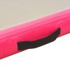 Inflatable Gymnastics Mat with Pump PVC – 300x100x10 cm, Pink