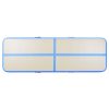 Inflatable Gymnastics Mat with Pump PVC – 600x100x10 cm, Blue