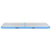 Inflatable Gymnastics Mat with Pump PVC – 600x100x10 cm, Blue
