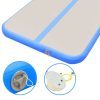 Inflatable Gymnastics Mat with Pump PVC – 600x100x10 cm, Blue