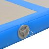 Inflatable Gymnastics Mat with Pump PVC – 600x100x10 cm, Blue