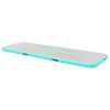 Inflatable Gymnastics Mat with Pump PVC – 600x100x10 cm, Green