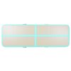 Inflatable Gymnastics Mat with Pump PVC – 600x100x10 cm, Green