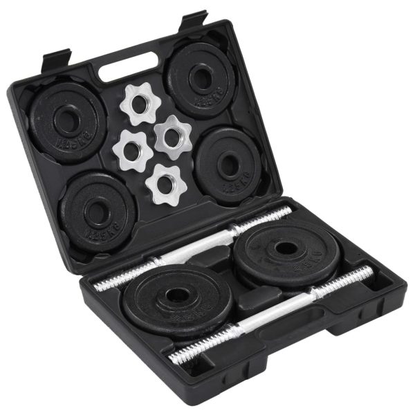 Dumbbell Set Cast Iron – with case, 20 KG