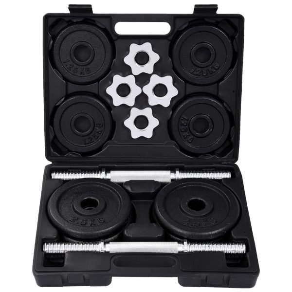 Dumbbell Set Cast Iron – with case, 20 KG
