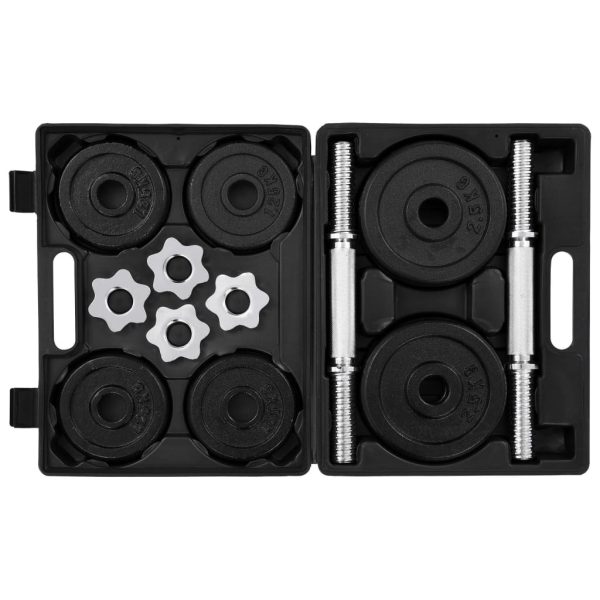 Dumbbell Set Cast Iron – with case, 20 KG