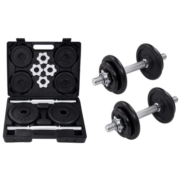 Dumbbell Set Cast Iron – with case, 20 KG