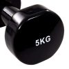 Dumbbell 2 pcs Cast Iron – Black – 2X5 Kg