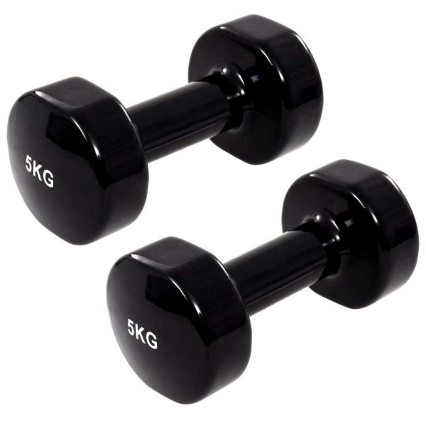 Dumbbell 2 pcs Cast Iron – Black – 2X5 Kg