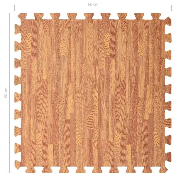 Floor Mats EVA Foam – 8.64 m, Brown