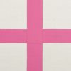 Inflatable Gymnastics Mat with Pump PVC – 400x100x20 cm, Pink