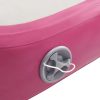 Inflatable Gymnastics Mat with Pump PVC – 400x100x20 cm, Pink