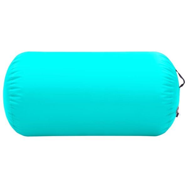 Inflatable Gymnastic Roll with Pump PVC – 120×75 cm, Green