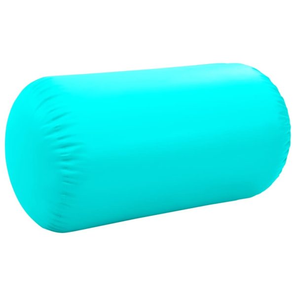 Inflatable Gymnastic Roll with Pump PVC – 120×75 cm, Green