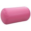Inflatable Gymnastic Roll with Pump PVC – 120×90 cm, Pink