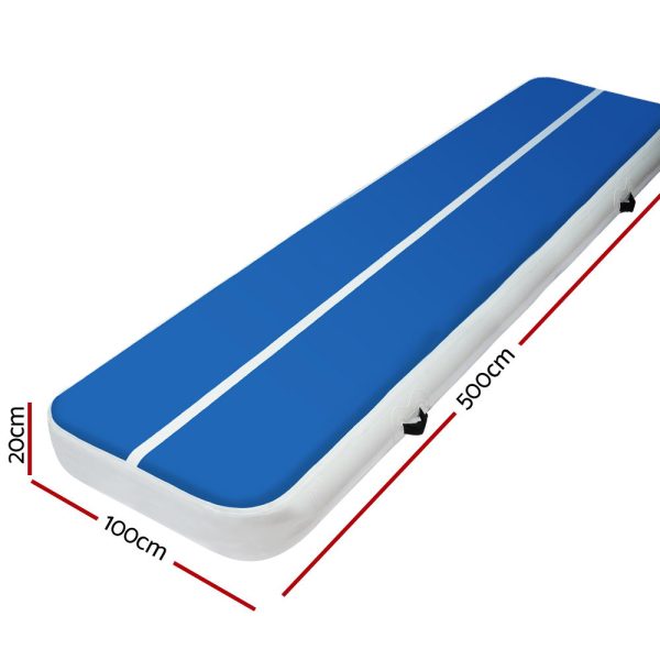 4X1X Air Track Inflatable Tumbling Mat Gymnastics Yoga Mat