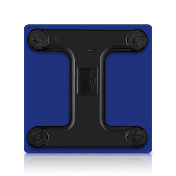 2X Digital Body Fat Scale Bathroom Scale Weight Gym Glass Water LCD – Blue and Purple
