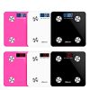 2X Wireless Bluetooth Digital Body Fat Scale Bathroom Health Analyser Weight – Black and White